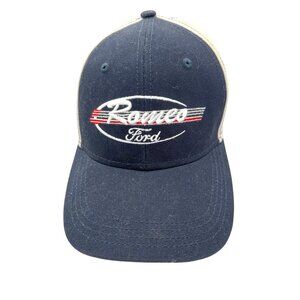 Romes Ford Navy & Beige Baseball Cap By Design Dynamix One Size 100% Cotton Curv